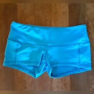 Fleo Cornflower Blue Liw Rise Contour Shorts